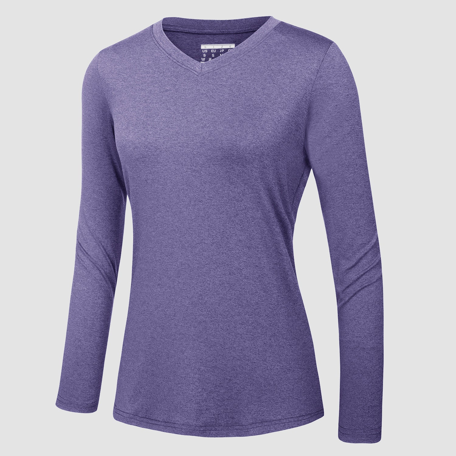 Women's Long Sleeve Shirt V Neck SPF Shirts UPF 50+ Quick Dry Workout Hiking Tee Shirts Rashguard